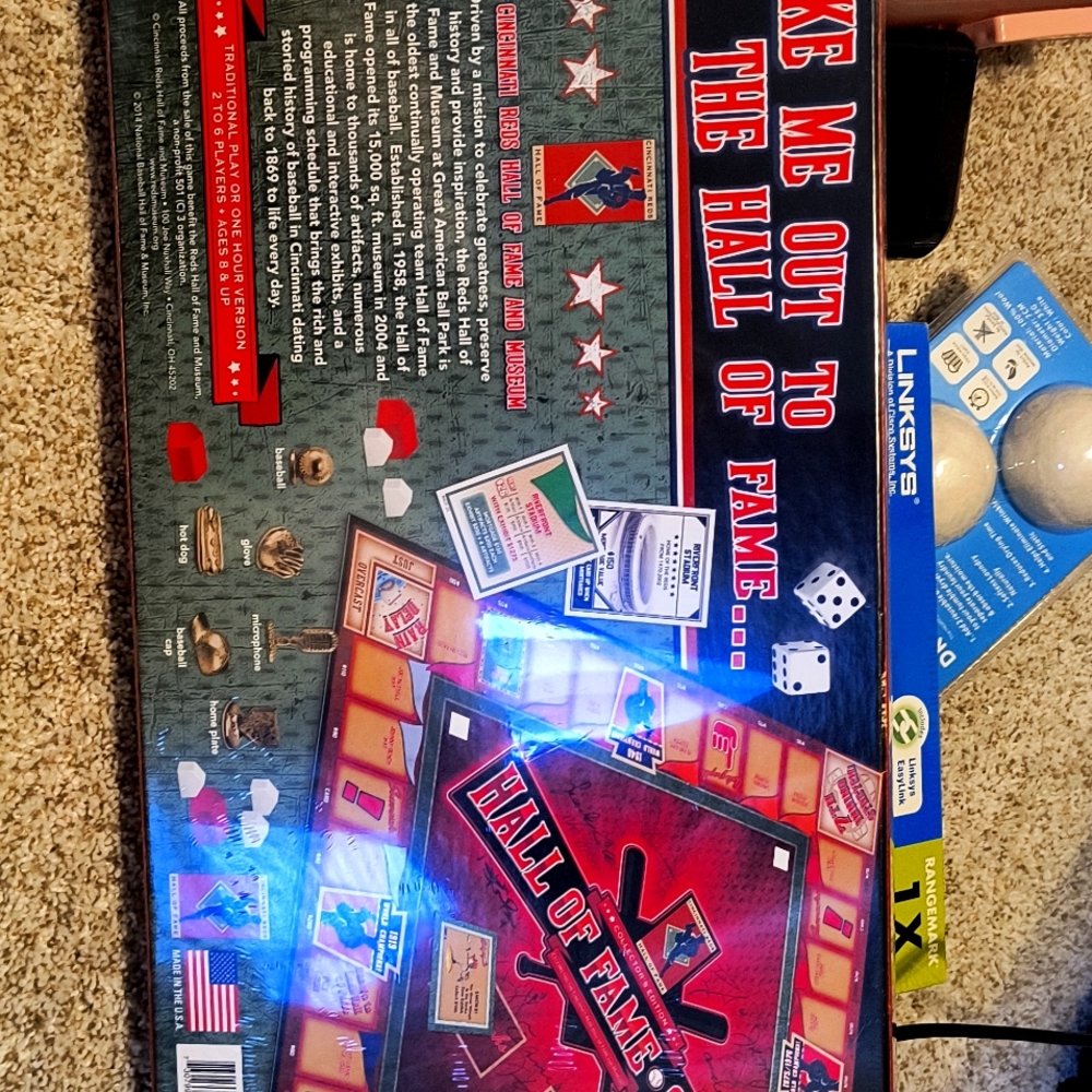 Cincinnati reds Hall of Fame monopoly